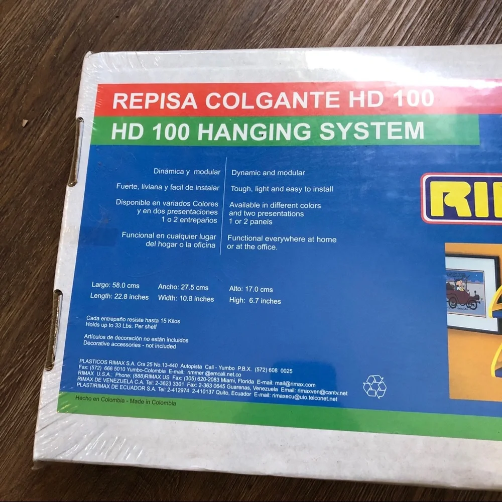 brand new in package rimax shelf